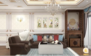 Thiết kế nội thất chung cư Tân Cổ Điển Royal City
